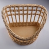 Плетёная корзина под багеты, подвес, дно фанера 40×25, H=22/40, верх 40×30, ручное плетение, ива