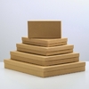 Набор коробок 5в1 «Крафт однотонный», 40×30×5 - 20×10×3 см