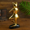 Сувенир «Кот йог», 15×7×35 см, дерево