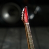 Гитара сувенирная Ibanez, на подставке, 24×8×2 см, красно-белая