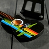 Гитара сувенирная Gibson Acustic, на подставке, 24×8×2 см, чёрная