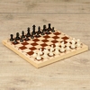 Шахматные фигуры, пластик, король 6,2 см, пешка 3,5 см