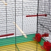 Клетка "Грация", 4 яруса, 50 х 36 х 65 см, микс цветов