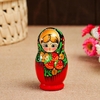 Матрешка дерево «Платочек», 5-кукольная, 10-13 см, ручная роспись