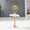 Фигурка полистоун «Балерина розово-голубое платье», 13.5×5.5×6 см