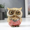 Фигурка полистоун «Филин с геометрическими рисунками», 10.5×9×6.5 см, МИКС