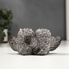 Фигурка полистоун «Совушки: объятия, с золотыми глазами», 6.5×13×3.5 см