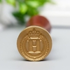 Печать для сургуча с деревянной ручкой «Корона с буквой H», 9×2.5×2.5 см