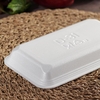 Подложка - лоток для продуктов одноразовая, 22,5×13,5×3 см, белая