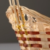 Корзина плетёная «Ладья», 32×23×10 см, бамбук