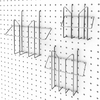 Настенная перфорированная панель односторонняя 60×0,6×180 см, шаг 2,5 см, цвет белый