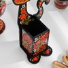 Подставка для ложек «Котик», для столовых приборов, дерево, хохлома