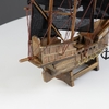Сувенирная модель корабля «Пиратский. Уида», 33×8×29 см, чёрные паруса