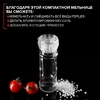 Мельница для специй, пластиковый механизм, 115 мл (45-80 гр), цвет прозрачный