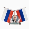 Наклейка интерьерная «Активный снеговик», 24.5×19.5 см