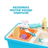 Игровой набор «Раковина» с набором посуды, вода из крана бежит