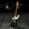 Гитара сувенирная Ibanez, на подставке, 24×8×2 см, бело-чёрная