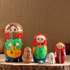 Матрёшка дерево «Репка», сюжетная, 6 кукольная, 16 см, МИКС
