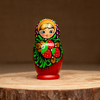 Матрешка дерево «Платочек», 5-кукольная, 10-13 см, ручная роспись