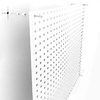 Настенная перфорированная панель односторонняя ДСП, 60×0,6×180 см, шаг 25 мм, цвет чёрный
