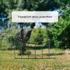Ограждение декоративное, 60×410 см, 5 секций, металл, бронзовое, «Горизонталь»