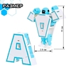 Набор роботов «Алфавит», трансформируется, световые и звуковые эффекты, 6 букв, собираются в 1 робота