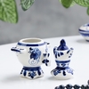 Фигурка фарфор гжель «Самовар»