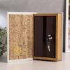 Шкатулка книга-сейф «Сберегательная книжка», дерево, 21×14.5×5 см