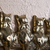 Крючок «7 котов», 17×8×1.5 см, латунь