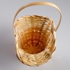 Корзина плетёная, бамбук, d=21/13xH14/29 см натуральный