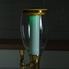 Башня пивная Gold, колба с подсветкой, 2 л, пластик, золотистая