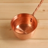 Ковш - черпак для бани и сауны, 200 мл, медь, деревянная ручка, 39 см