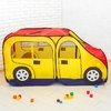 Игровая палатка «Авто», красно-жёлтая