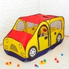 Игровая палатка «Авто», красно-жёлтая