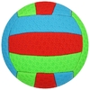 Волейбольный мяч, машинная сшивка, 18 панелей, р. 2, PVC, цвета МИКС