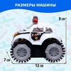 Машина-перевёртыш «Полиция», работает от батареек, световые эффекты