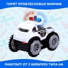 Машина-перевёртыш «Полиция», работает от батареек, световые эффекты
