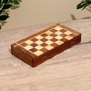 Шахматы, 25×25×4 см, дерево шишам