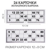 Русское лото деревянное, игра настольная "Роспись", в подарочной шкатулке, с бочонками