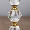 Стеклянный подсвечник на 1 свечу «Хрустальное небо», 22.2×7.8×7.8 см