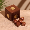 Игра настольная «Кубики», 6.5×6.5×6.5 см, дерево шишам