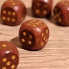 Игра настольная «Кубики», 6.5×6.5×6.5 см, дерево шишам
