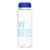 Бутылка для воды My bottle, 500 мл, 19.5 х 6 см, чехол в комплекте, микс