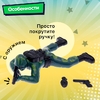 Фигурка солдатика «Пехотинец», заводной, ползает, цвета МИКС