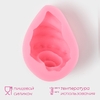 Молд «Ракушка», силикон, 8.5×6×4.1 см, розовый