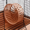 Клетка для грызунов «Пижон» 4 этажа, 42×30×65 см (2 домика, колесо, миска), беж