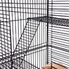 Клетка для грызунов «Пижон» 4 этажа, 42×30×65 см (2 домика, колесо, миска), беж