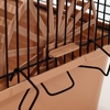 Клетка для грызунов «Пижон» 4 этажа, 42×30×65 см (2 домика, колесо, миска), беж