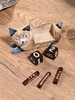 Вечный календарь «Кошка», 13×4×6.5 см, дерево