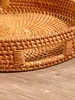 Поднос круглый, 35×6 см, ротанг